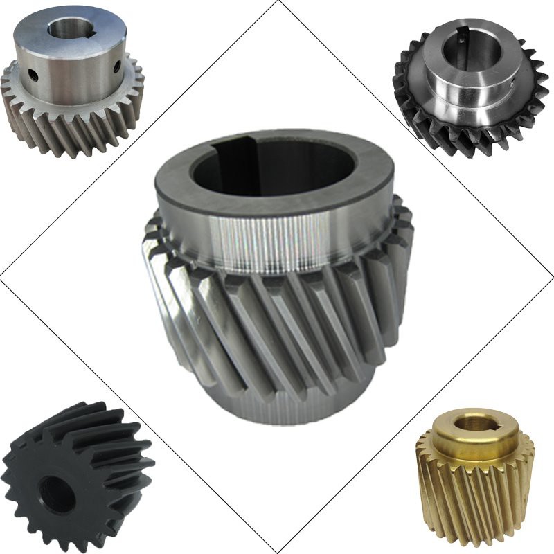 helical gear types and material