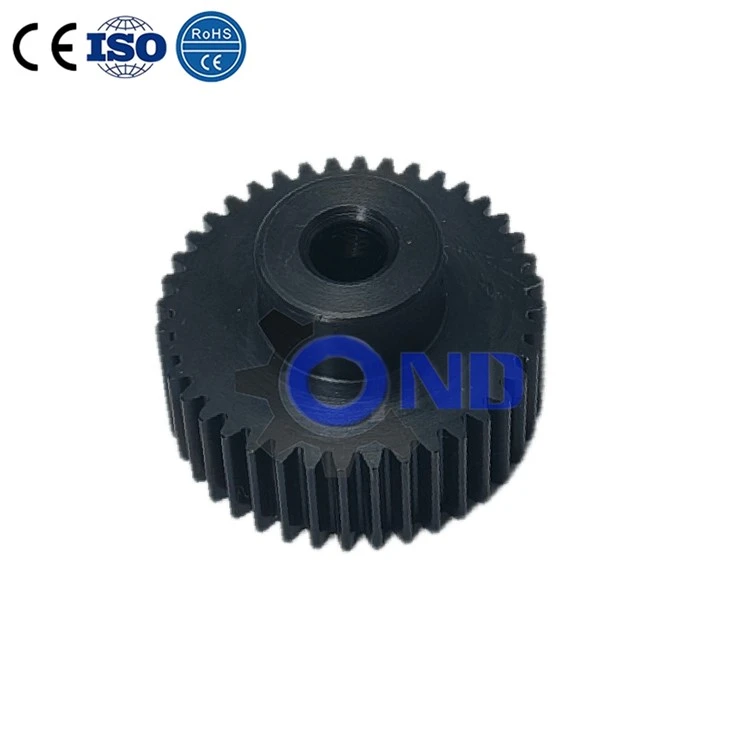 Black Oxidized Steel M2 Industrial Spur Gear factory