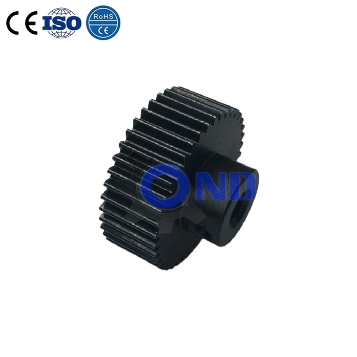 Black Oxidized Steel M2 Industrial Spur Gear high quality